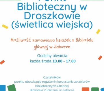 Otwarcie punktu bibliotecznego w Droszkowie