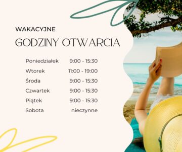 wakacyjne godziny otwarcia